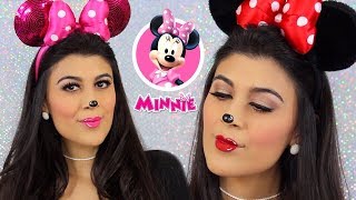 MAQUILLAJE DE MINNIE MOUSE / DISNEY MINNIE MOUSE MAKEUP | HALLOWEEN