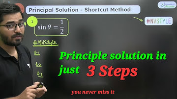 Principle solution | Trignometry Equation |#jeemain #jeeadvanced #bounceback