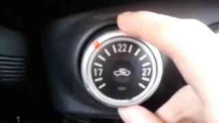 Видео: Настройка температуры климат-контроля в Mitsubishi Outlander XL