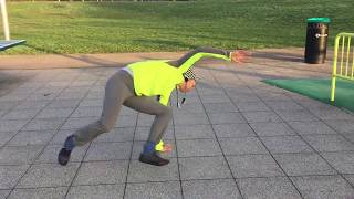 Uju movement training combination QDR, Bridge, Handstand.