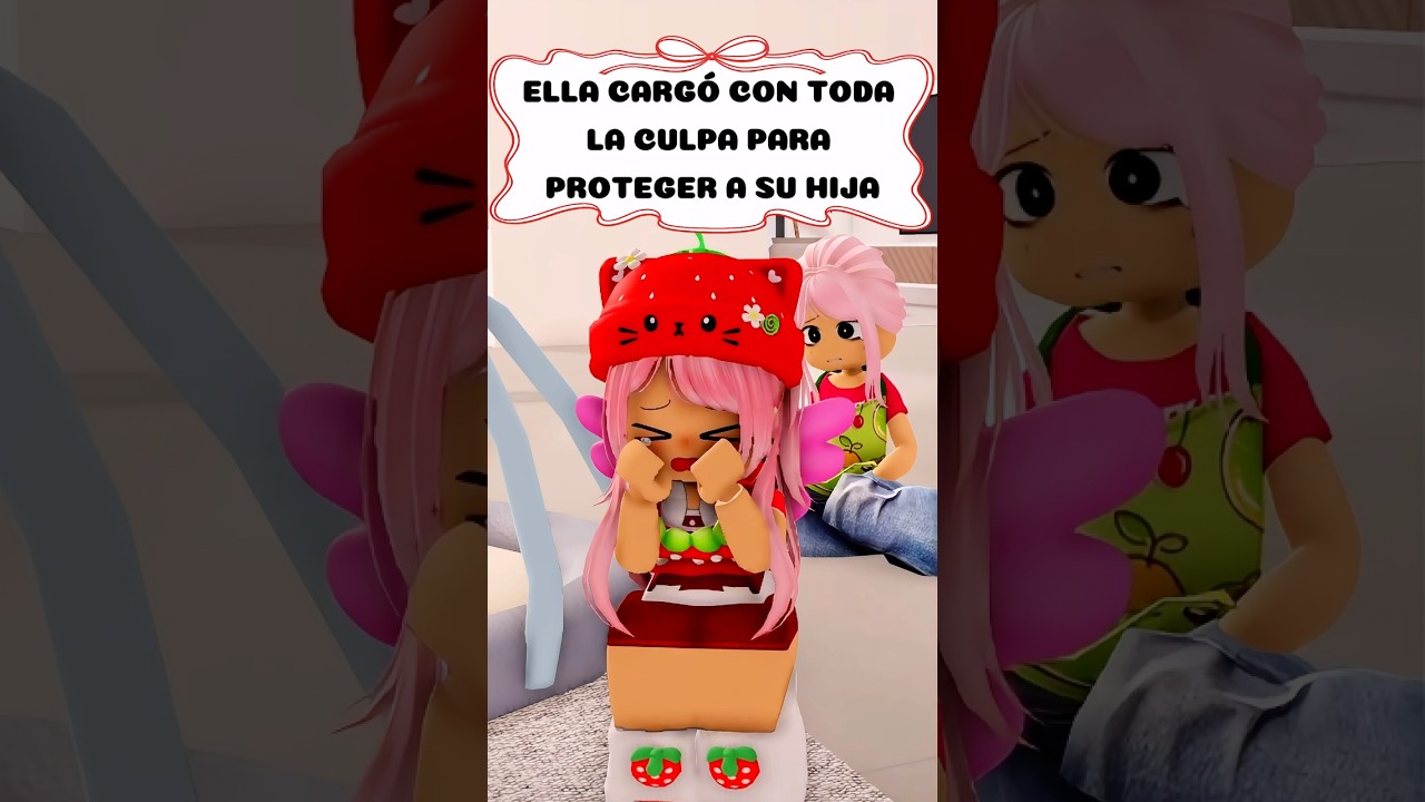 Ella cargó con toda la culpa para proteger a su hija #roblox #robloxedit