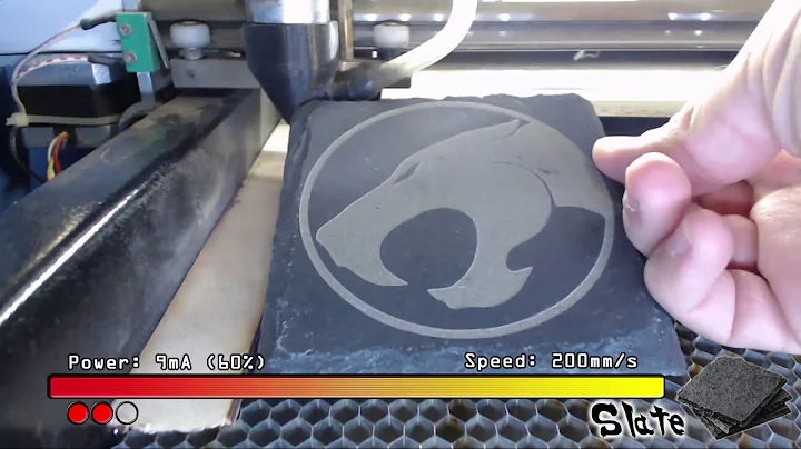 Laser Engraving Slate Coasters