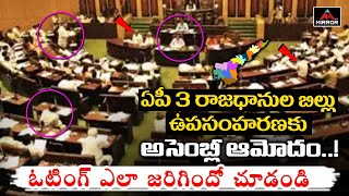 AP 3 Capitals Bill Voting In Assembly | YS Jagan | Kodali Nani | Ambati Rambabu | Mirror TV