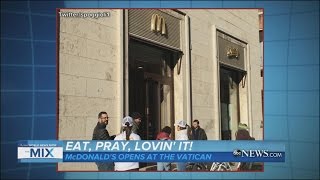 McDonalds Opens At The Vatican | ABC News