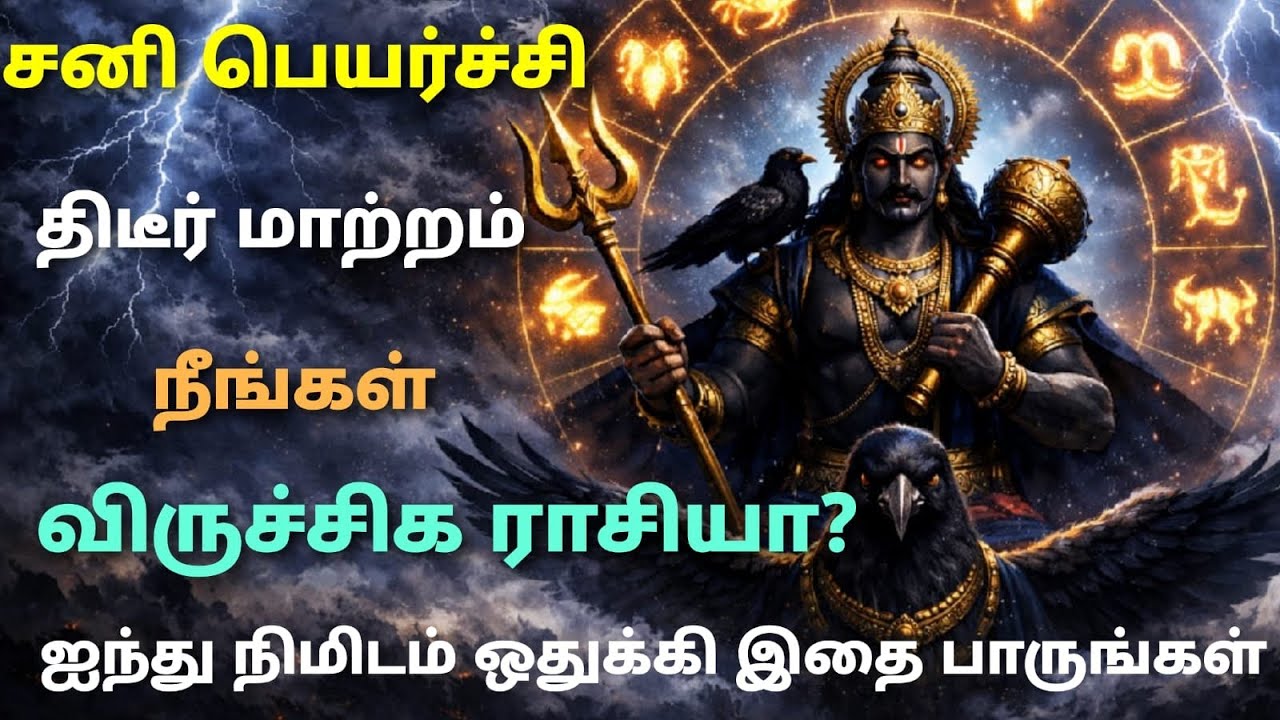 viruchigam rasi sani peyarchi palan 2026 in tamil | விருச்சிக ராசி சனி பெயர்ச்சி பலன்கள் 2026 தமிழ் 