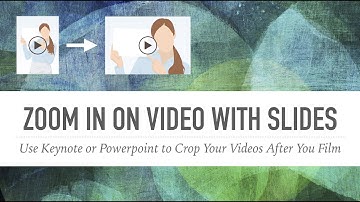 How to crop a video using Keynote or Powerpoint
