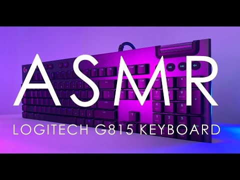 ASMR | Unboxing the Logitech G815 Keyboard