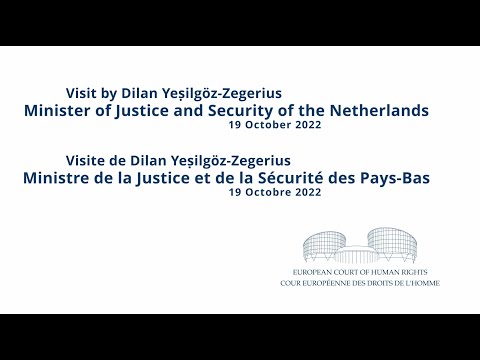 Visit by Dilan Yeşilgöz-Zegerius, Minister of Justice and Security of the Netherlands