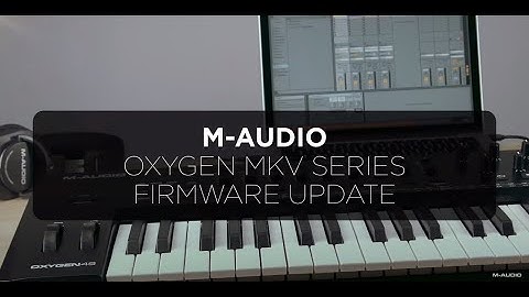M-Audio Oxygen MKV Series || Firmware Update