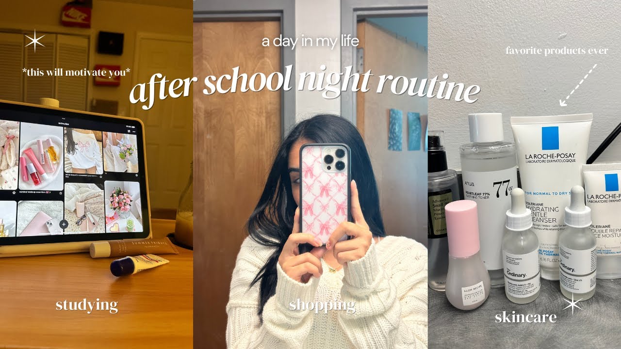 MY NIGHT ROUTINE🍵💤🧖🏻‍♀️ : unwind with me, dinner, study & chitchat