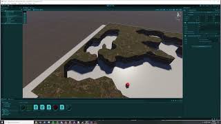 Procedural Cave Generation - Testing with 3D extrusion and basic character controller