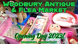 Opening Day 2023 at the Woodbury Antique & Flea Market! My First Flea Market of 2023! Woodbury, CT.