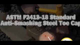 Furuian Steel Toe Work Boots | Lightweight Safety Shoes | Non-Slip Construction Boots