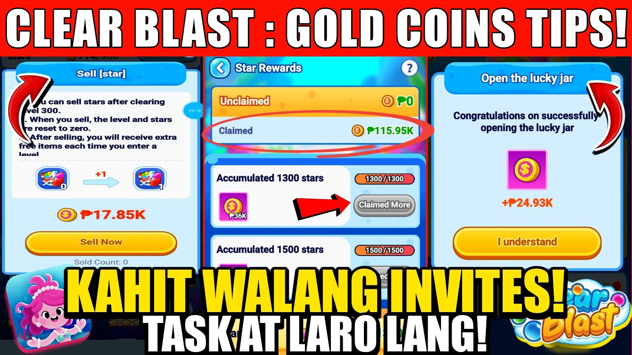 Clear Blast App Gold Coins Tips – How It Works sa Game at Task | GCash Game Overview 2026