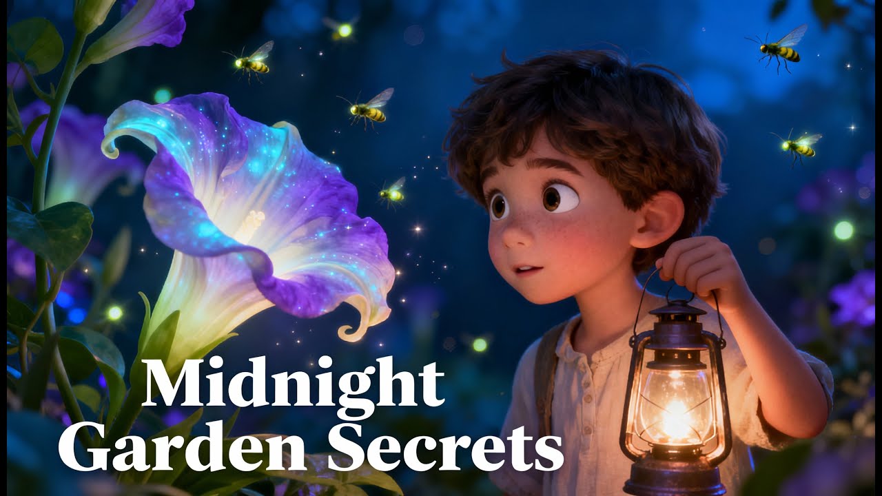 Anime Cartoon For Kids : "The Midnight Garden" "Unveiling the Secrets..."