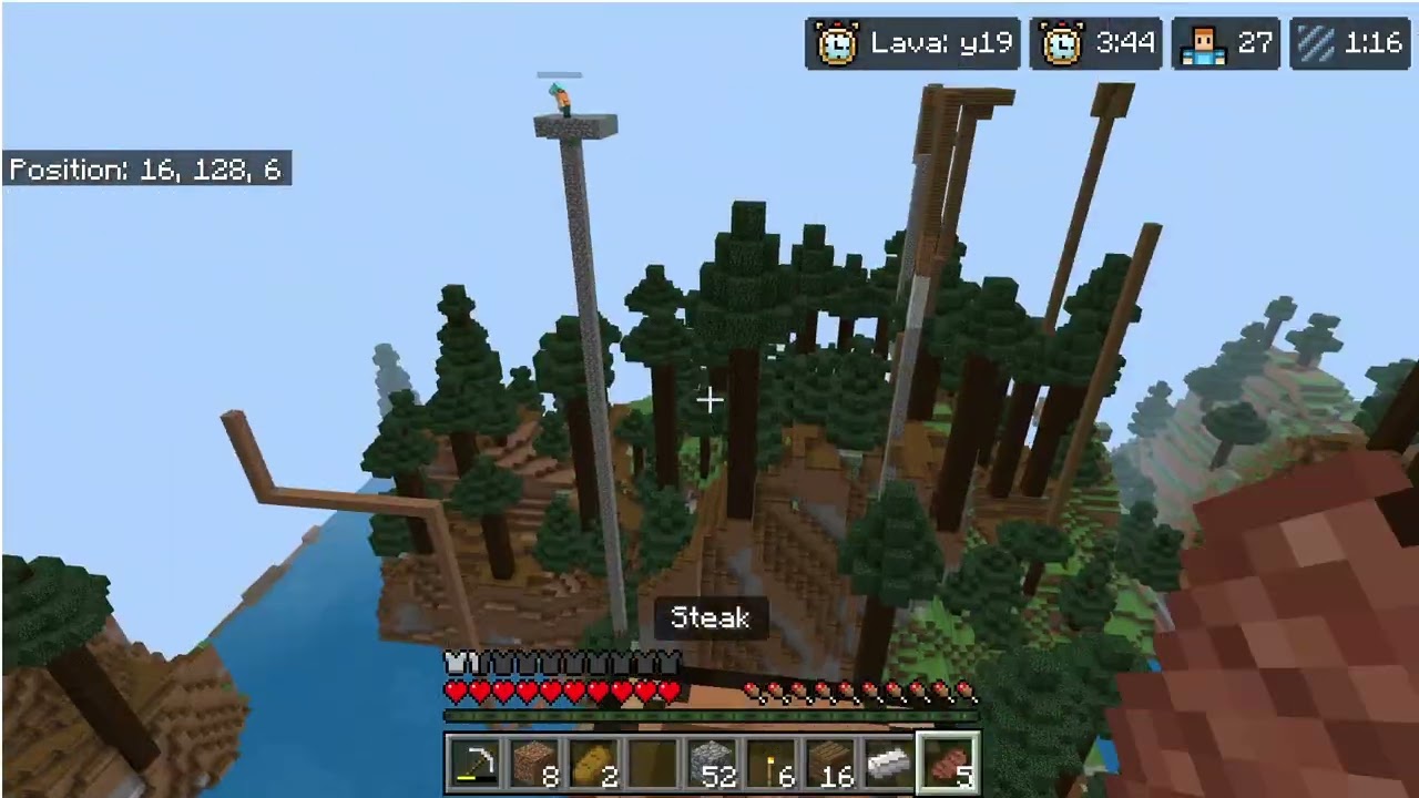 Lava survival gameplay