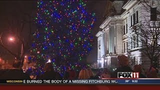 Annual peace tree lighting in Green Bay