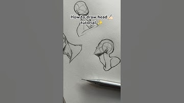 How to draw head ✍🏻✨#shorts #tutorial #head #howtodraw #art#short