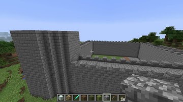 Minecraft Castle in Scriptcraft mod (work in progress)