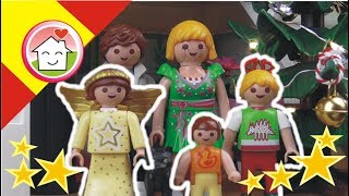 Playmobil en español Navidad con la familia Hauser