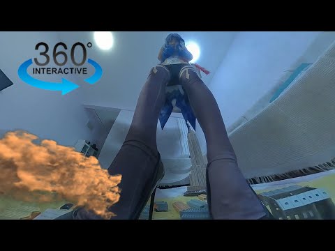 [VR360 ° GTS] Demo of Giantess Fairy Goddess - The earth is my toy box  Part 1