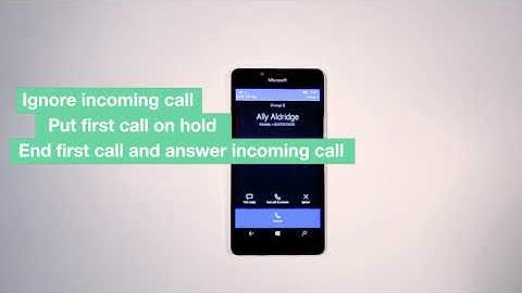 Answer a second call on your Windows Phone