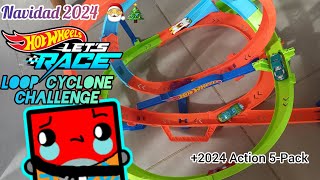 Review Hot Wheels Action Loop Cyclone Challenge de Lets Race
