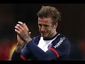 Beckham crying at his last football game