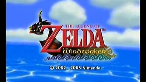 The Legend of Zelda The Wind Waker Intro [Gamecube Original Pal]
