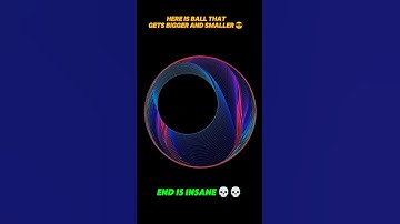 Ball gets bigger then smaller.. 😎😎 #short #shorts #viral #satisfying #asmr #code #python
