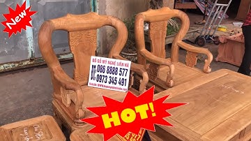 CỰC CHẤT: Bộ Minh Quốc Triện Gỗ Gụ tay 10 chương trơn | Đồ gỗ Bảo Lộc