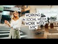 working full-time NYC week in my life | date nights and settling into my apartment