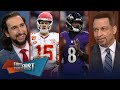 Chiefs advance to Super Bowl, Lamar & Ravens fall flat & Nick trolls Brou | NFL | FIRST THINGS FIRST