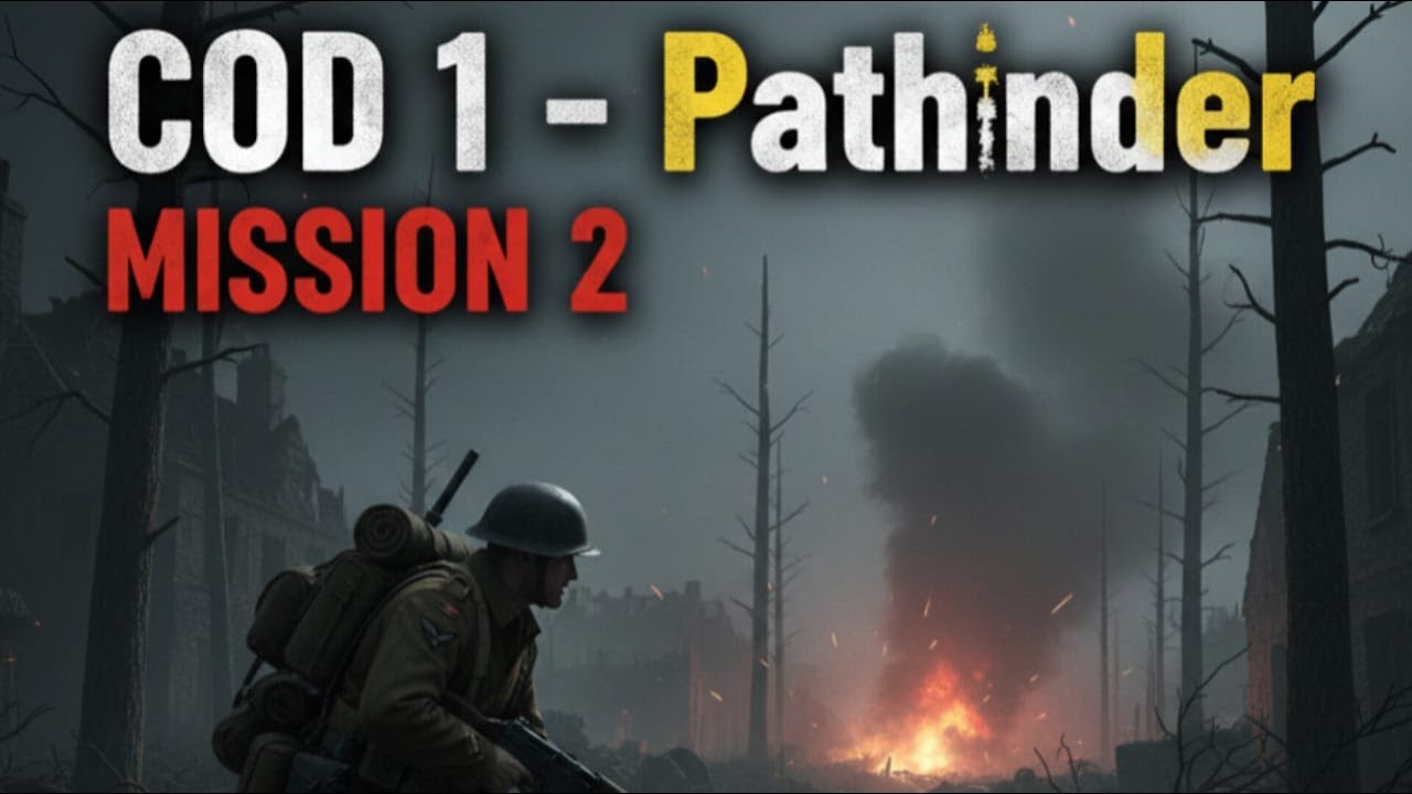 Cod 1d Call of Duty 1 – Mission 2 Pathfinder Gameplay | Classic COD Campaign ...