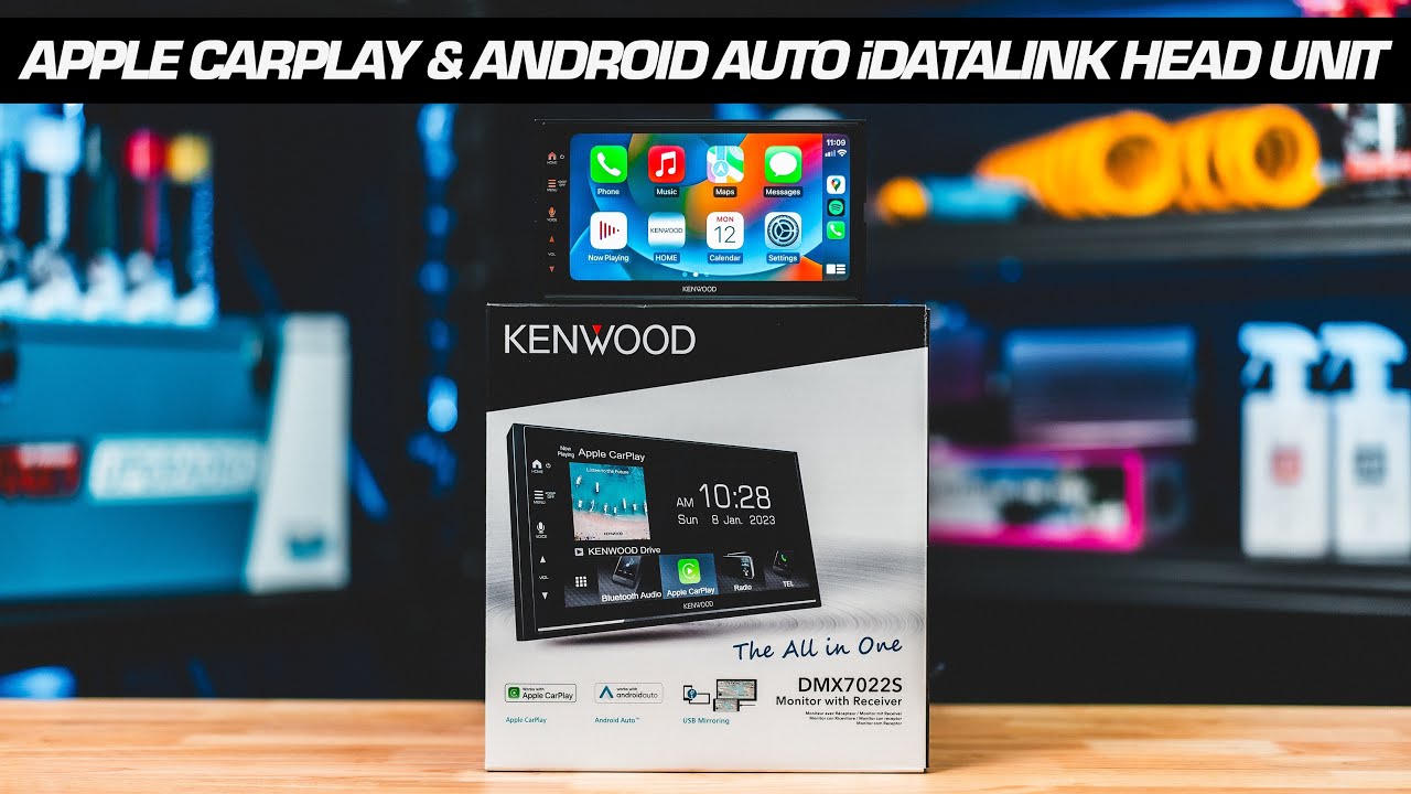 Kenwood DMX7022S  Apple CarPlay Android Auto iDataLink 6.8 Capacitive Touch  Screen Head Unit 