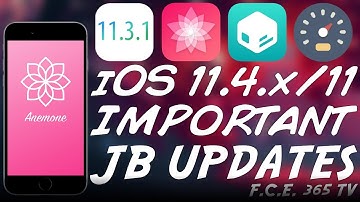 iOS 11.4.x/11.3.x/11 IMPORTANT JAILBREAK UPDATE: NEW ANEMONE, SILEO NEWS!