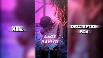 - SANG RAHIYO SONG 😚🖤 ‼ MAKE THIS NEW TREND SONG PRESET 🦋💘 ‼ XML FILE CREATE BY @mahdinul_hakim