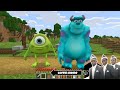 The Real Monsters Inc Mike And Sullivan In Minecraft Coffin Meme The Real Monsters Inc Mike And Sullivan In Minecraft Coffin Meme