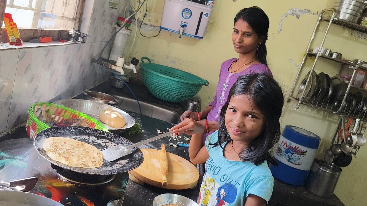 आजचा स्वयंपाक पूर्ण राधाने बनवला बघा 