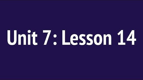 JNAL ALG2: Unit 7 - Lesson 14: Unit 7 Review (Muted, sorry)
