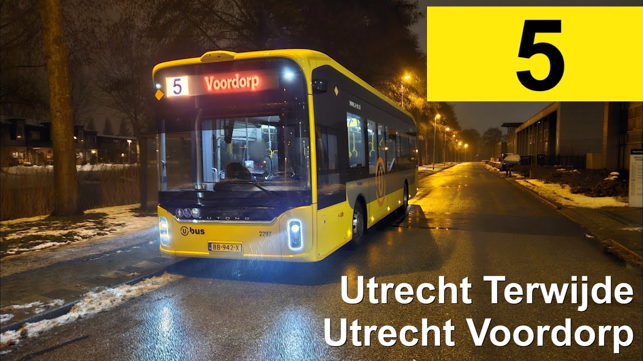 U-OV lijn 5: Terwijde - Voordorp | Transdev Utrecht | Transdev 2297 | 2026