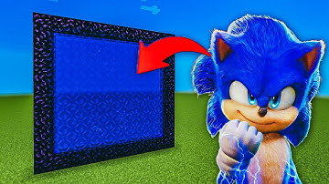 How to Make A Portal To The Sonic Dimension in Minecraft