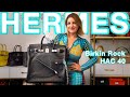 HERMES Black Birkin Rock HAC 40 Evergrain Leather Men's Tote Limited Edition Unboxing NEW