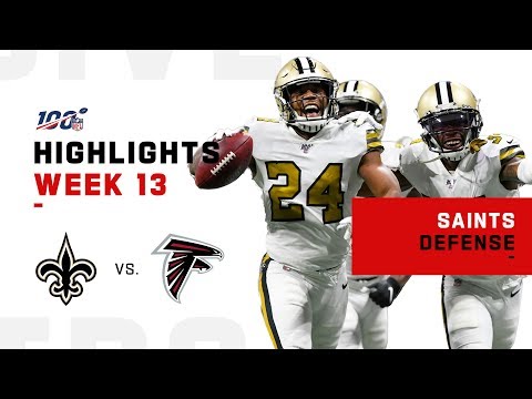 Saints Defense DESTROYS Falcons w/ 9 Sacks & 2 INTs | NFL 2019 Highlights