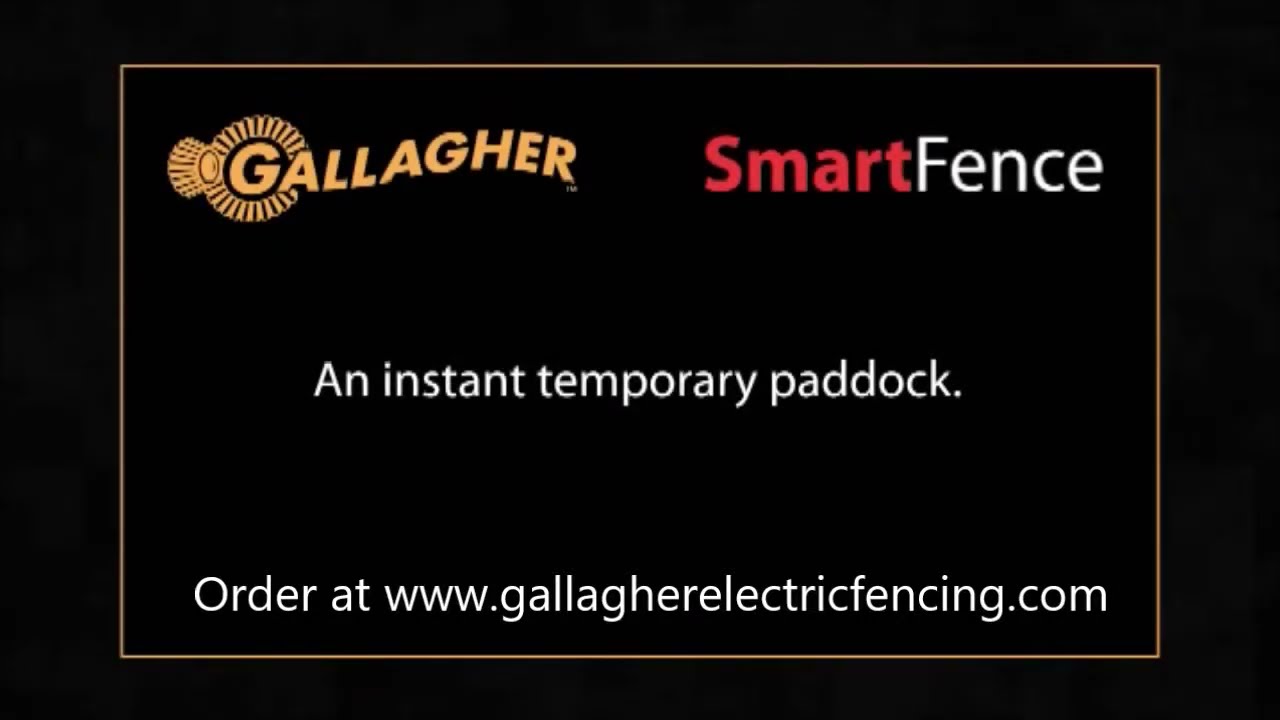 How to install a Gallagher Smartfence, Portable Electric fence System 