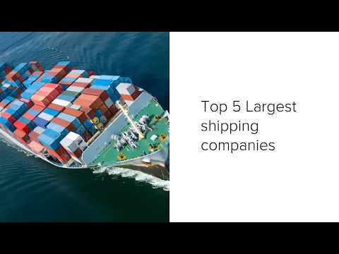 Top 5 Largest Shipping Companies. ტოპ 5 დიდი საზღვაო  გადამზიდი კომპანია