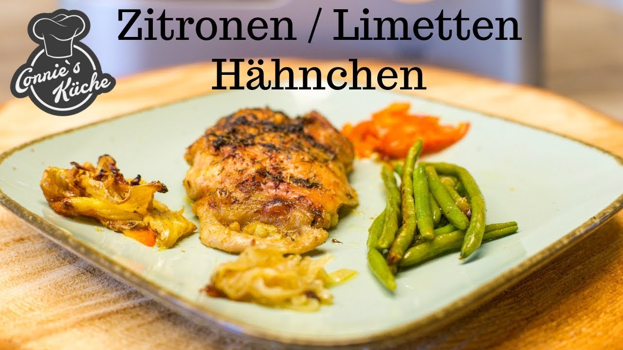 Zitronen Limetten Hähnchen im grossen Ofenzauberer James Pampered Chef ...