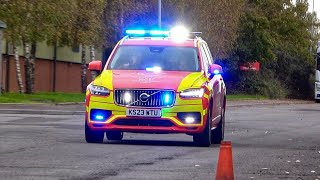 EPIC RUMBLER SIREN! - New Air Ambulance Critical Care, police cars & fire engines responding