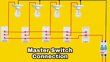 Master Switch Connection With Two Way Switch || Hostel Wiring Connection || It's Electrical ||