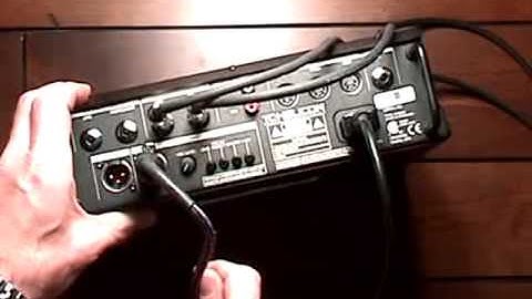 TC-Helicon VoiceLive Video 2 : Setting levels & getting sound